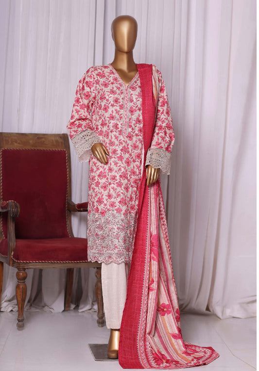Bin Saeed | Stitched 3pc Embroidered Khaddar Collection