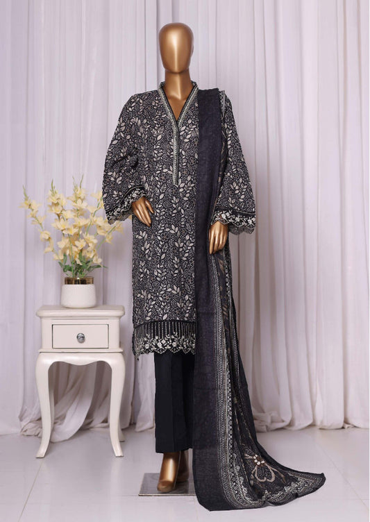 Bin Saeed | Stitched 3pc Embroidered Khaddar Collection