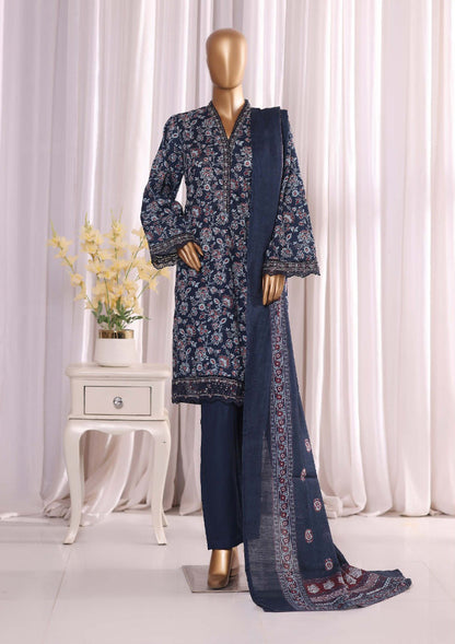 Bin Saeed | Stitched 3pc Embroidered Khaddar Collection