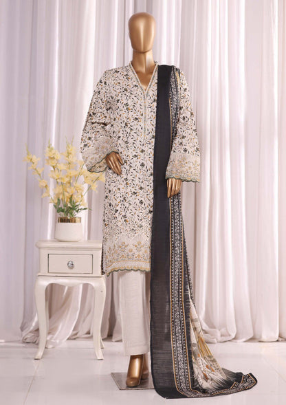 Bin Saeed | Stitched 3pc Embroidered Khaddar Collection