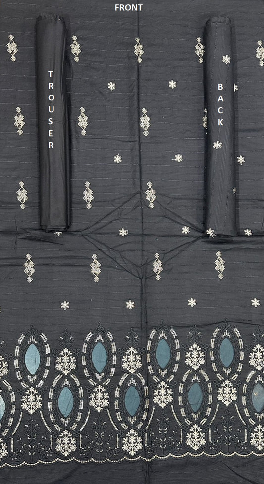 Marina | Wool 2PC Unstitched Embroidered Collection by ABC
