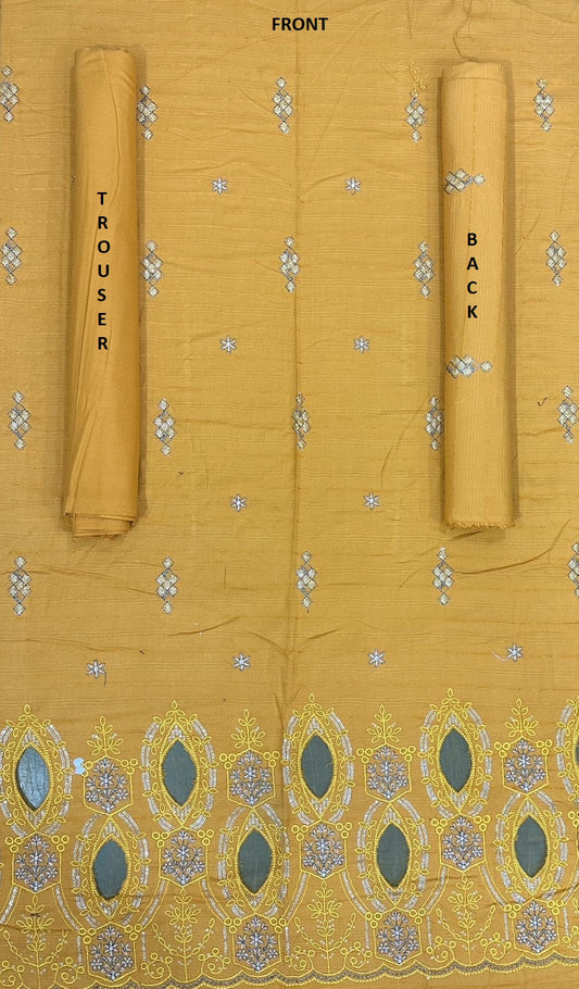 Marina | Wool 2PC Unstitched Embroidered Collection by ABC