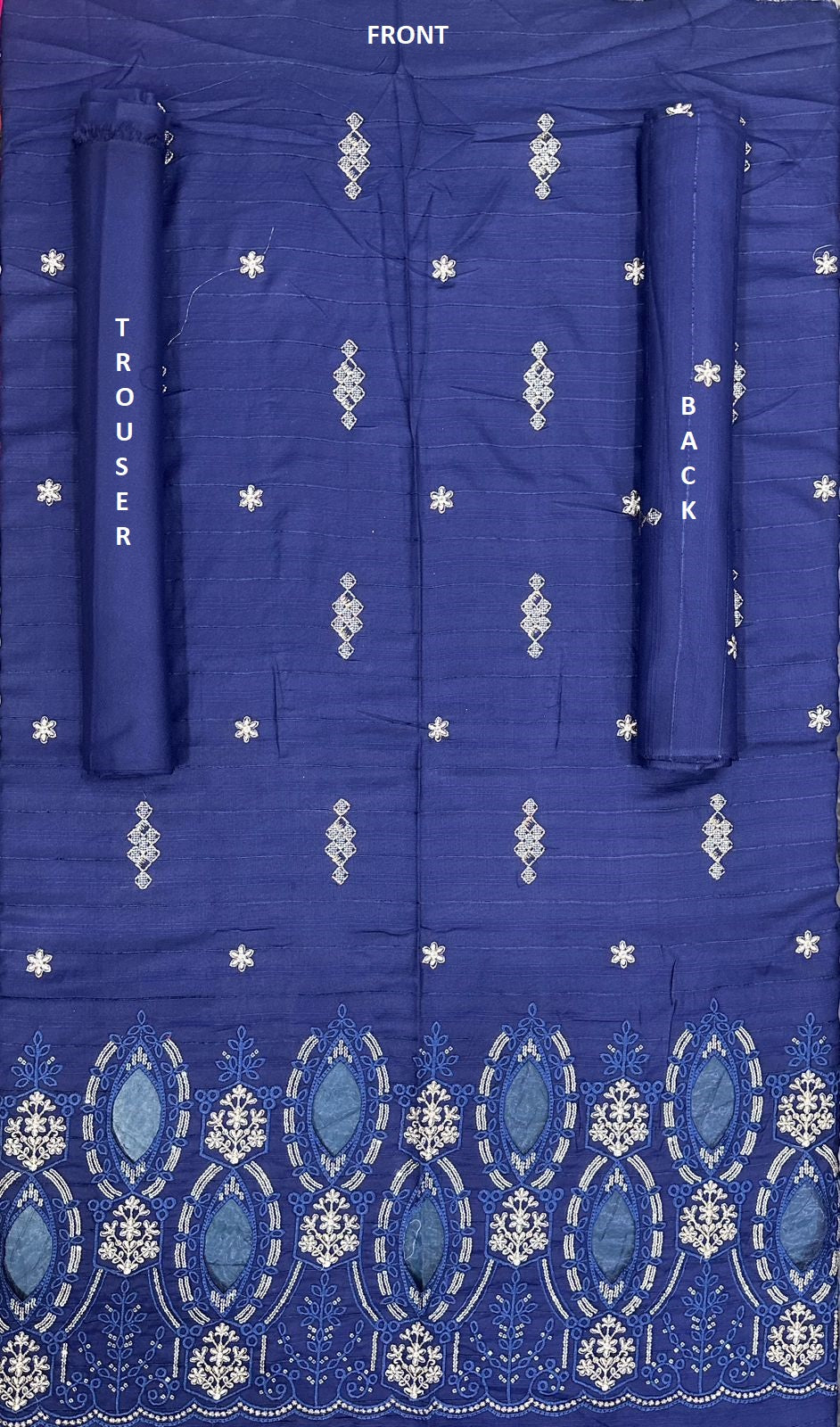 Marina |  Wool 2PC Unstitched Embroidered Collection by ABC