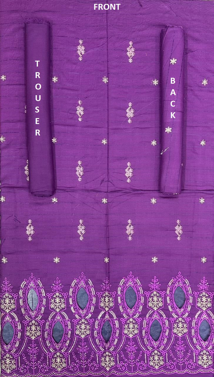Marina  | Wool 2PC Unstitched Embroidered Collection by ABC