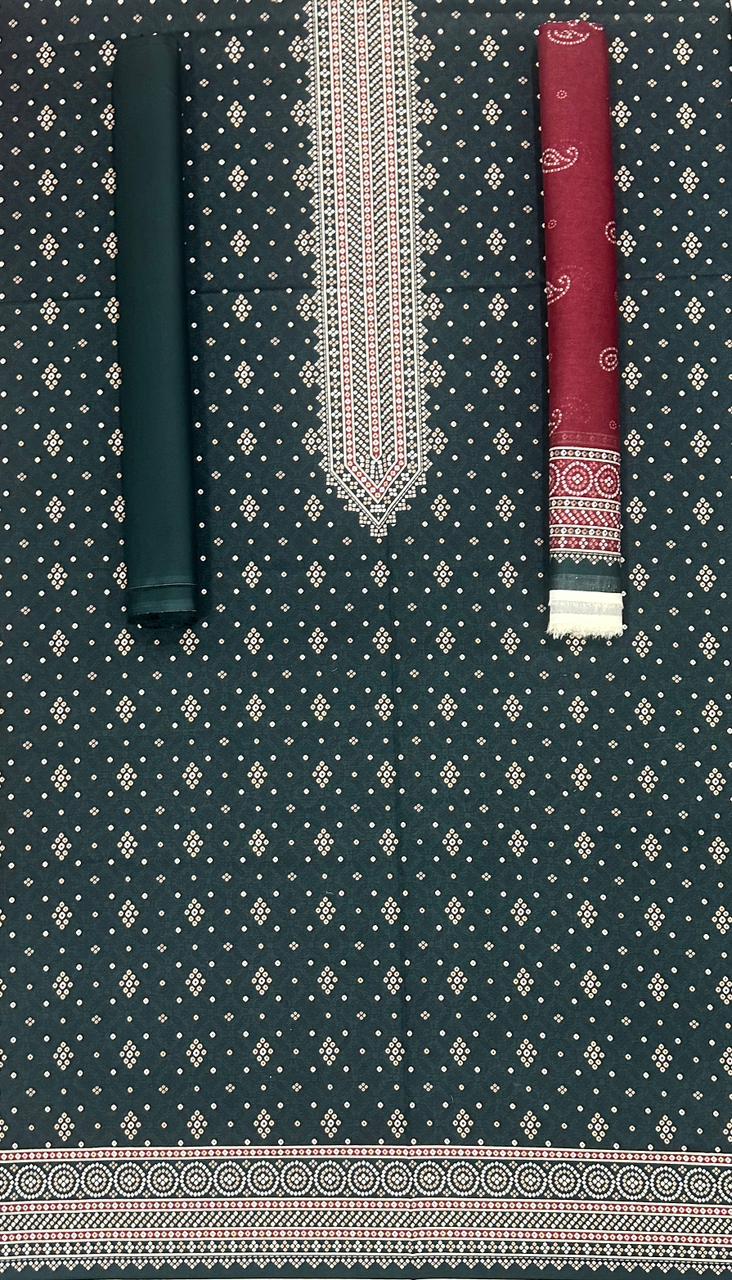 Bin Saeed | Unstitched 3 Pc Printed Cotton