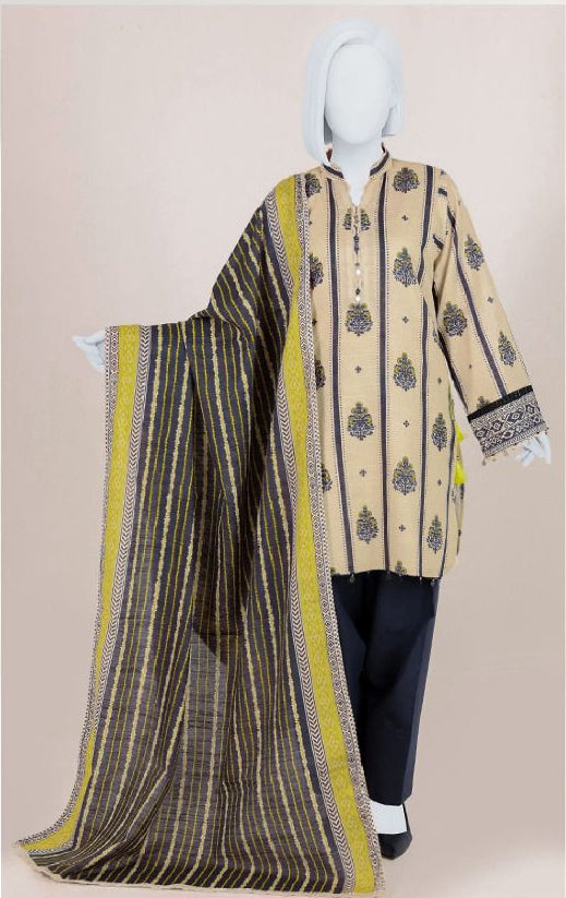 J. Panjnad | Unstitched 3 Pc Printed Khaddar Collection