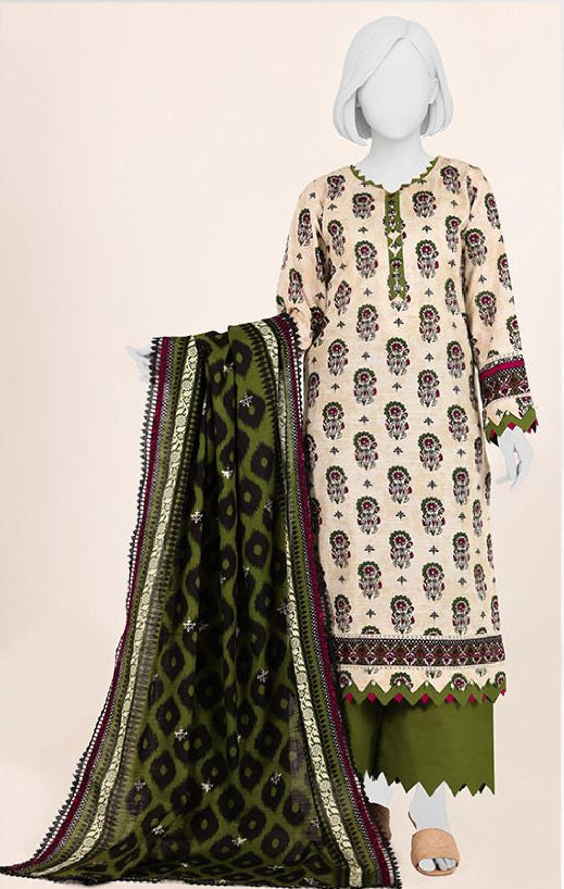 J. Panjnad | Unstitched 3 Pc Printed Khaddar Collection