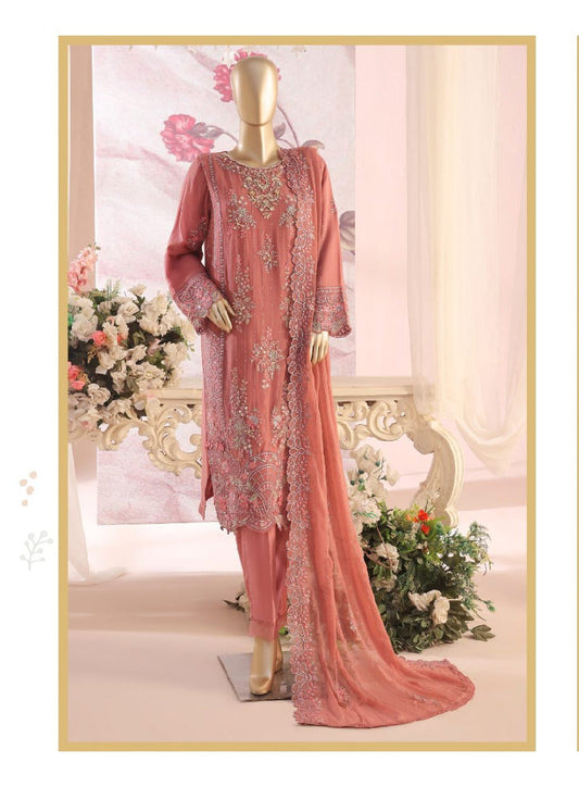 BIN SAEED | Luxury Embroidered Chiffon 3PC Stitched Collection