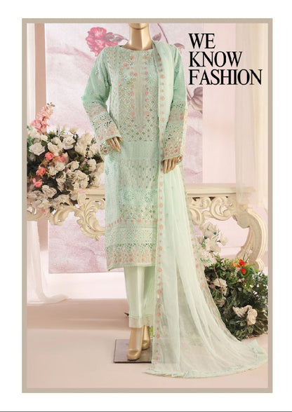 BIN SAEED | Luxury Embroidered Chiffon 3PC Stitched Collection