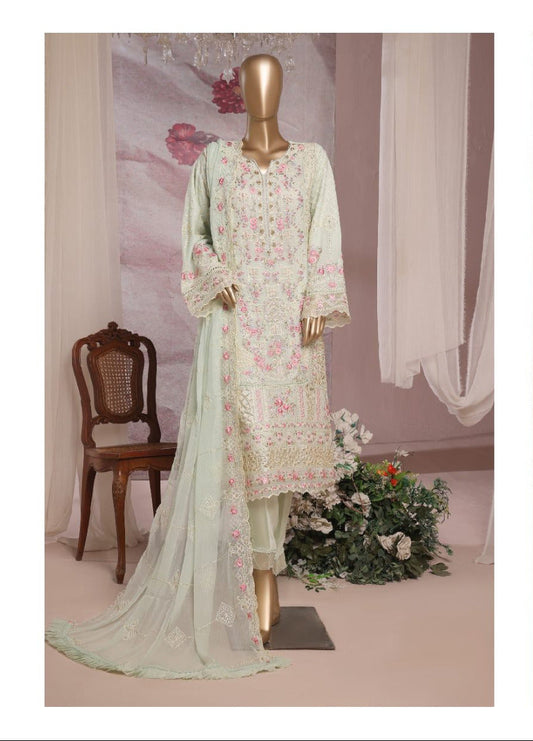 BIN SAEED | Luxury Embroidered Chiffon 3PC Stitched Collection