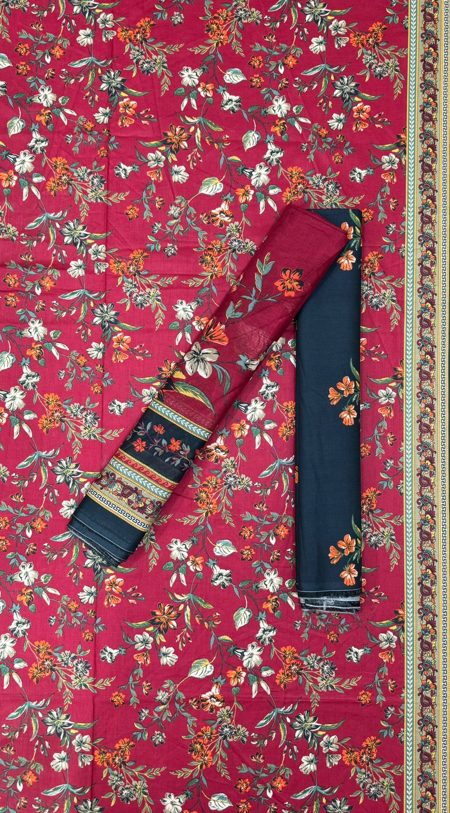 Bin Saeed | 3 Pc Unstitched Printed Khaddar Collection