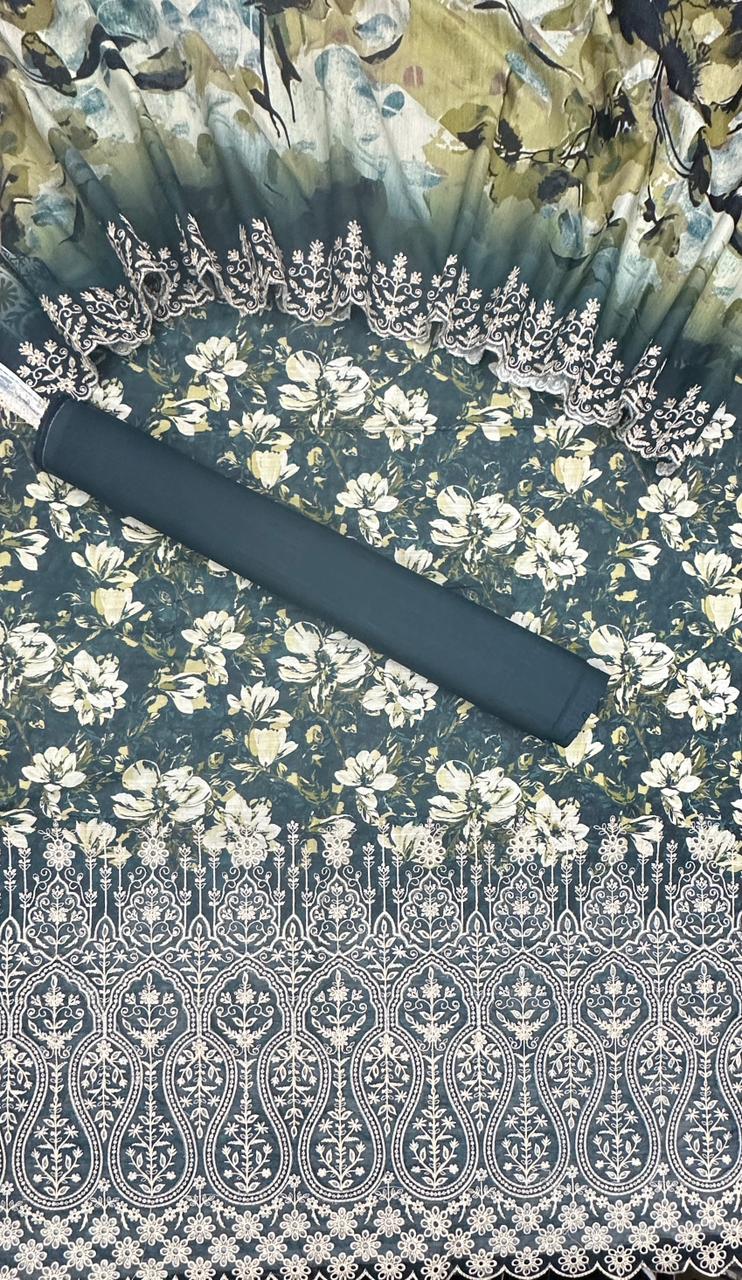 Riwayat | Unstitched 3pc Embroidered Khaddar Collection