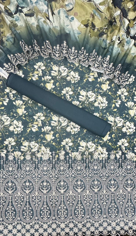 Riwayat | Unstitched 3pc Embroidered Khaddar Collection