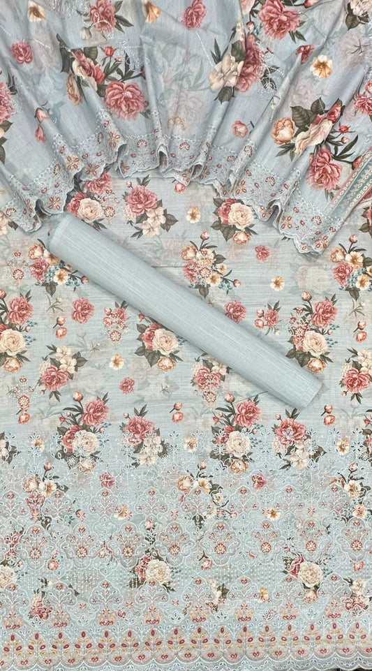 Riwayat | Unstitched 3pc Embroidered Khaddar Collection