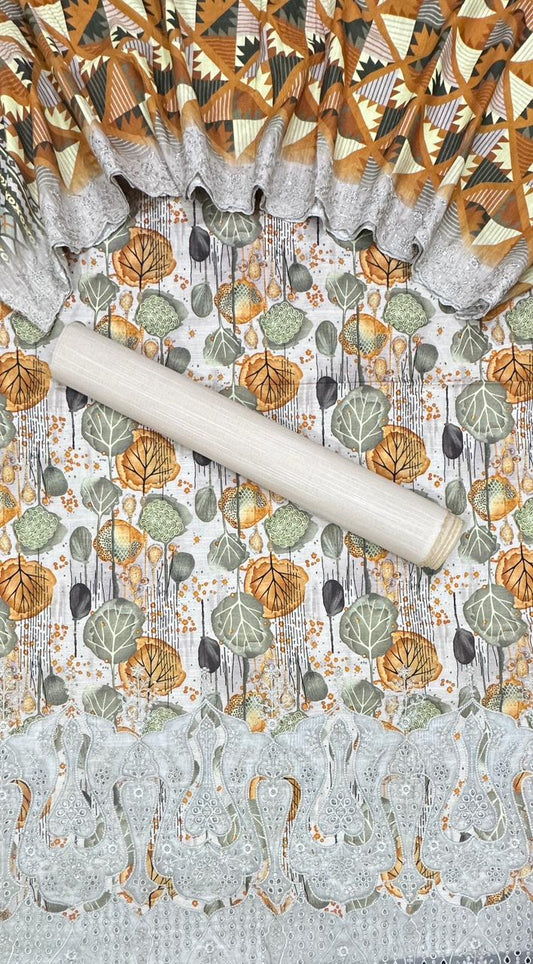 Riwayat | Unstitched 3pc Embroidered Khaddar Collection