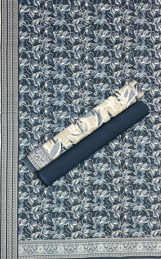 Bin Saeed | 3pc Unstitched Printed Khaddar Collection