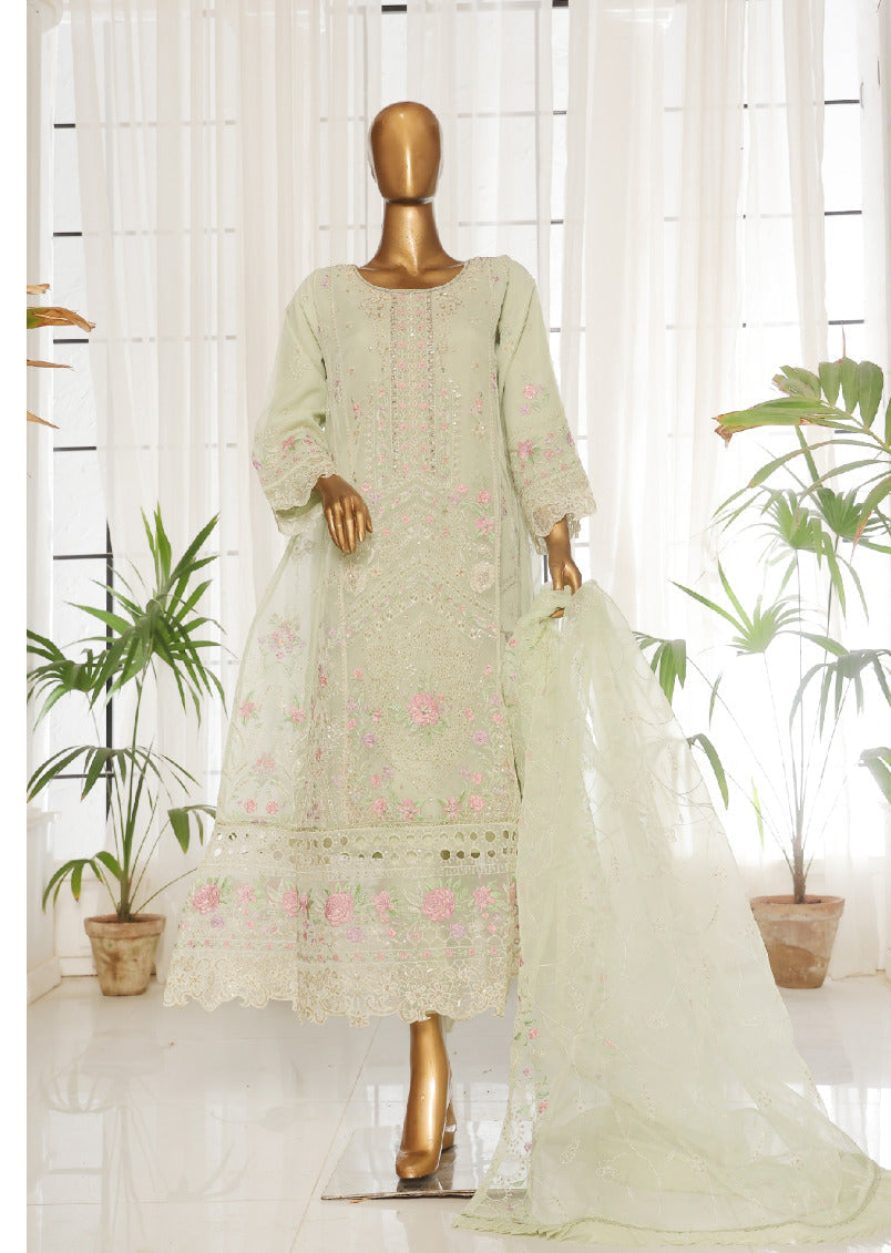 BIN SAEED | Fancy Stitched Embroidered Organza Frock Collection