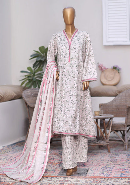 Bin Saeed | Stitched 3PC Printed Khaddar Frock Collection