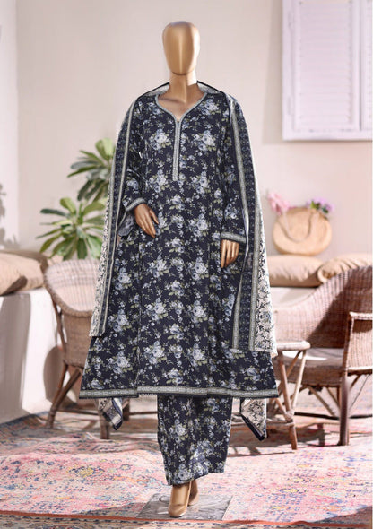 Bin Saeed | Stitched 3PC Printed Khaddar Frock Collection