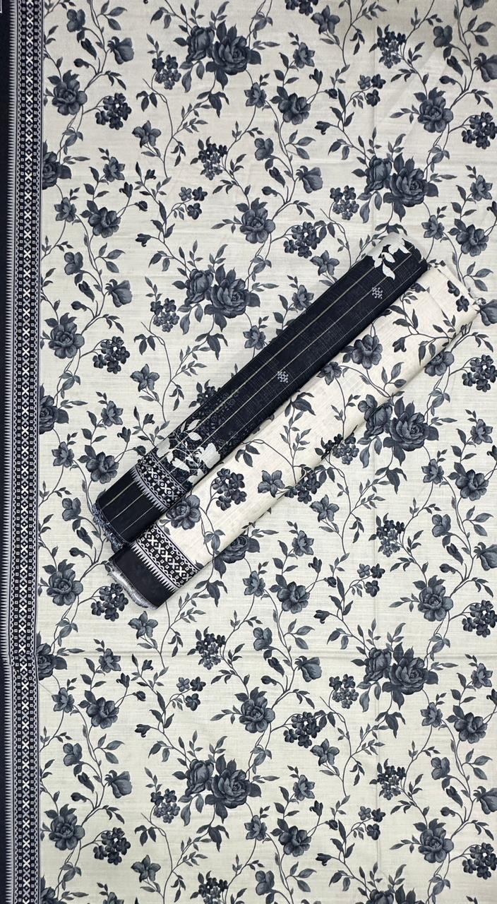 Bin Saeed | Unstitched 3PC Printed Khaddar Collection