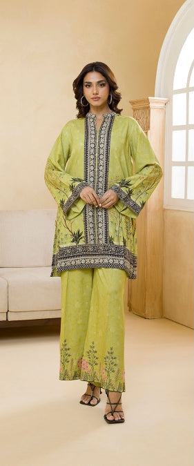 Zellbury Unstitched 2 Pc Digital Printed Linen Collection