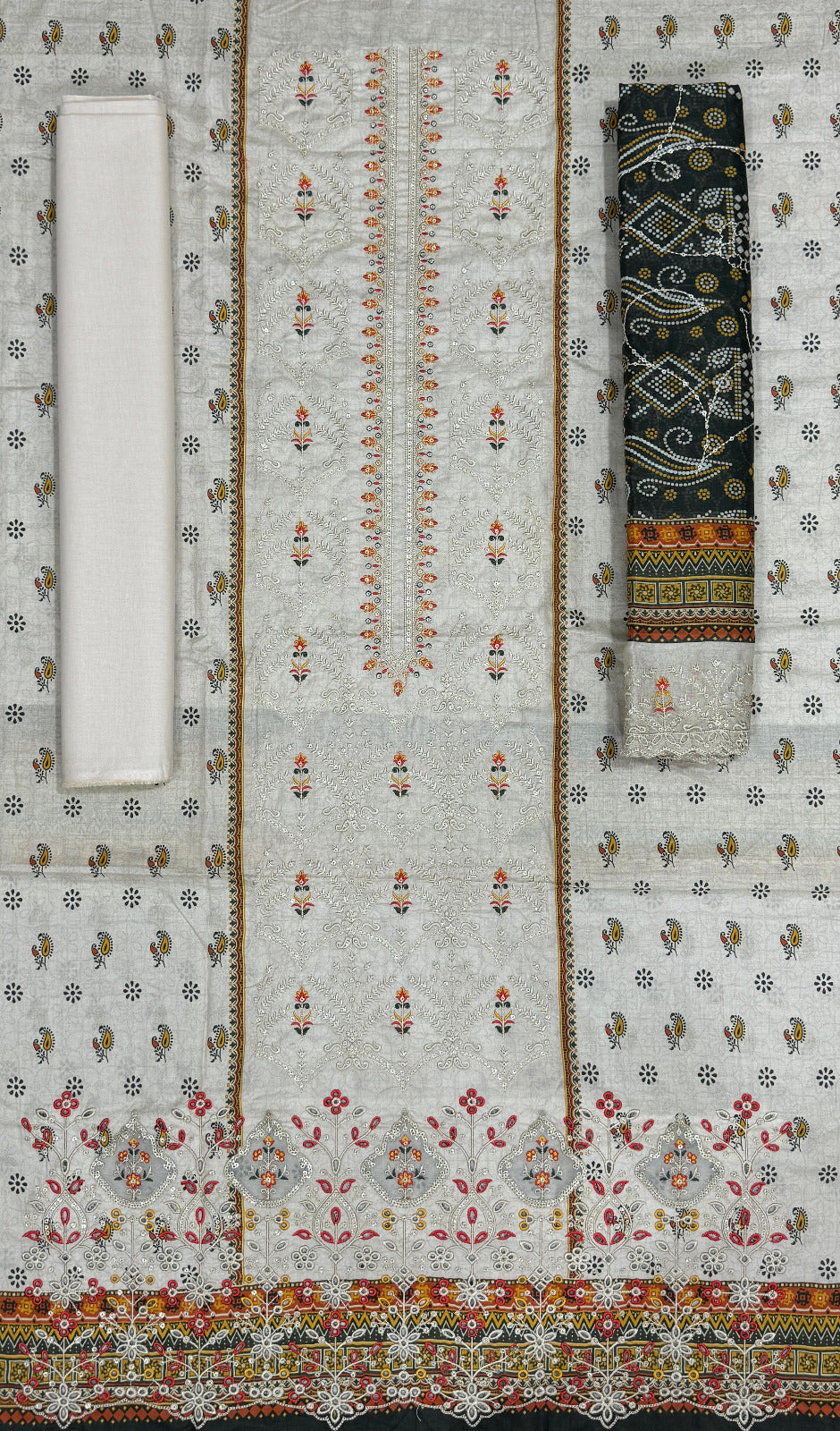 Riwayat Unstitched 3pc Embroidered Lawn Collection