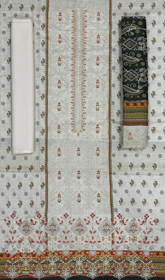 Riwayat Unstitched 3pc Embroidered Lawn Collection