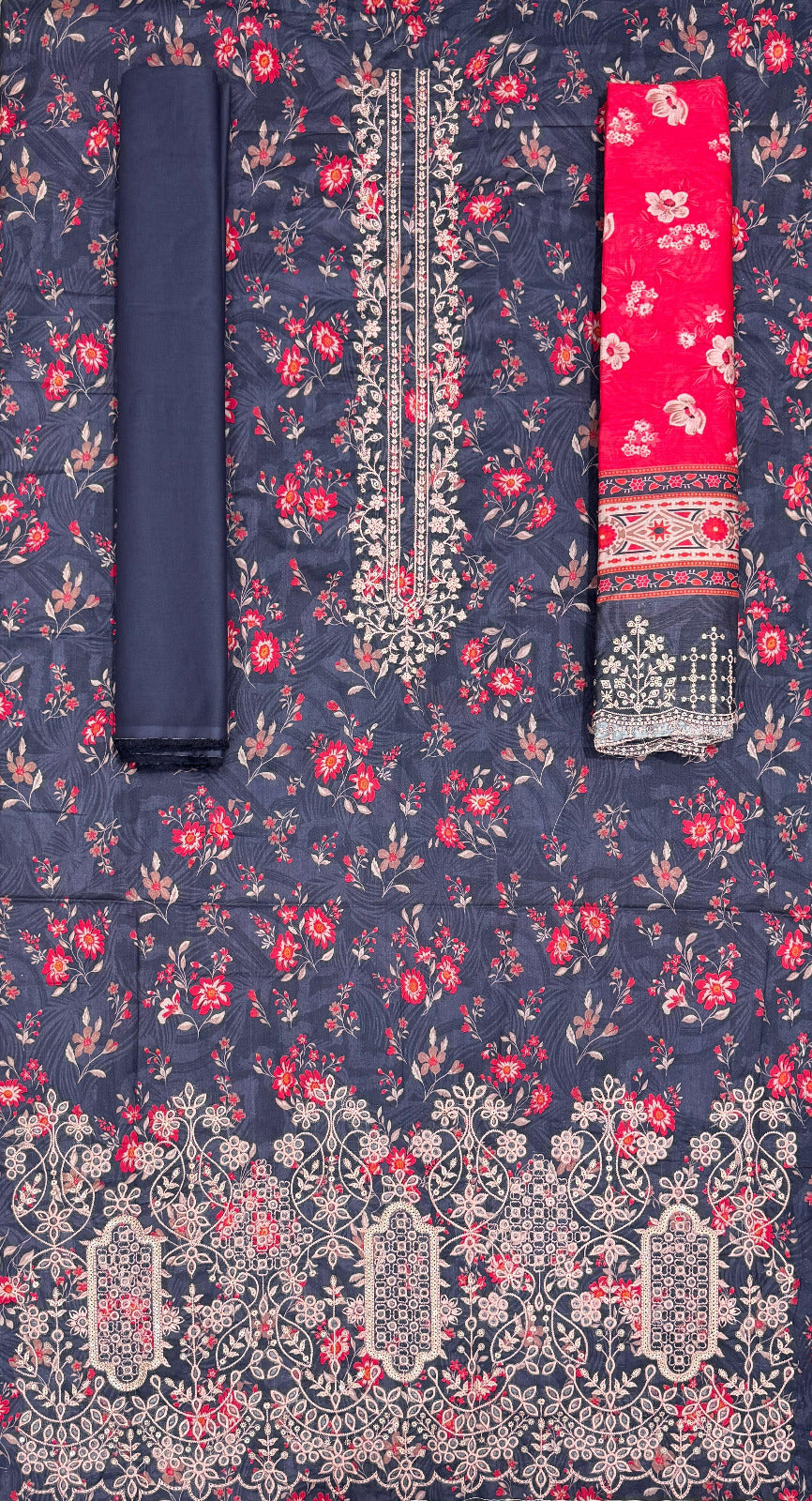 Riwayat Unstitched 3pc Embroidered Lawn Collection
