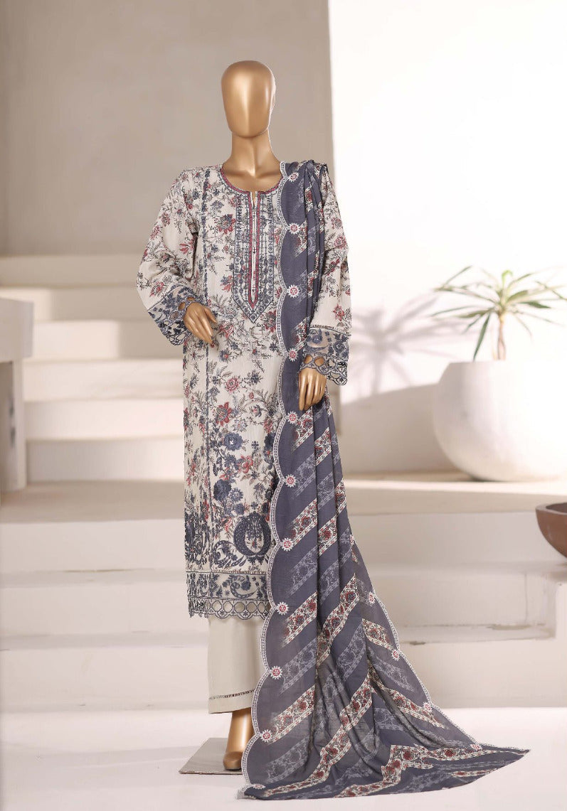 Sada Bahar | Stitched 3 Pc  Embroidered Khaddar Collection