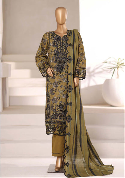 Sada Bahar | Stitched 3 Pc  Embroidered Khaddar Collection