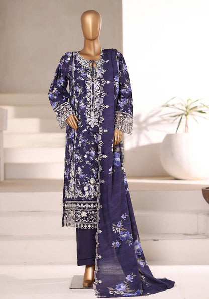 Sada Bahar | Stitched 3 Pc  Embroidered Khaddar Collection