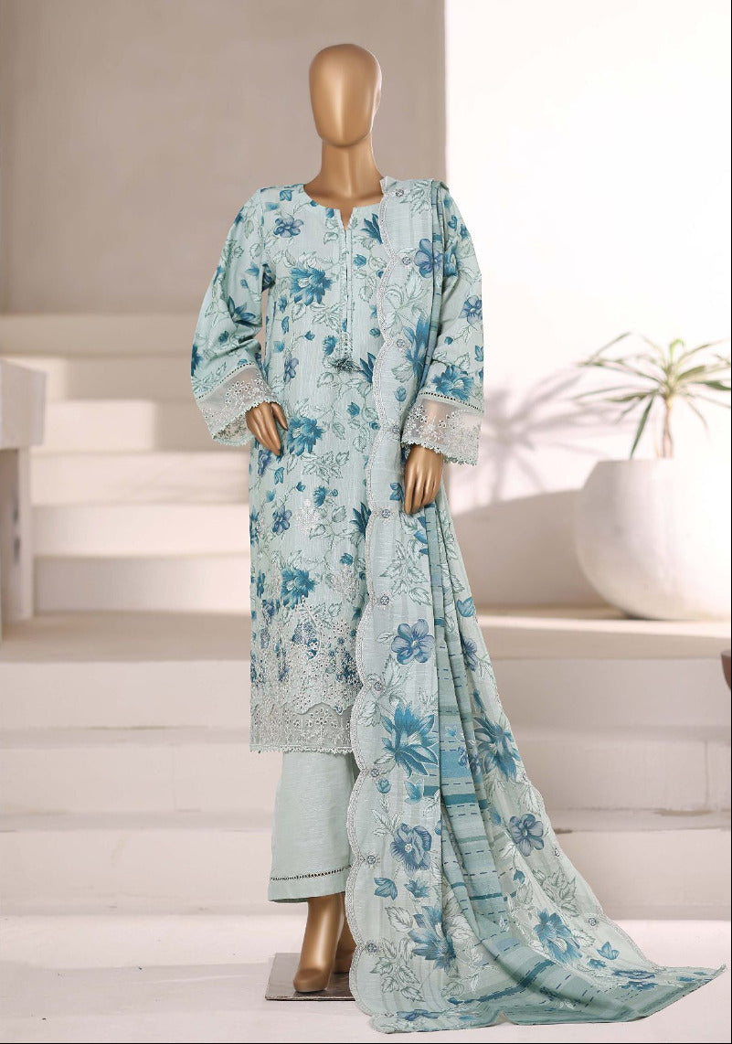 Sada Bahar | Stitched 3 Pc  Embroidered Khaddar Collection