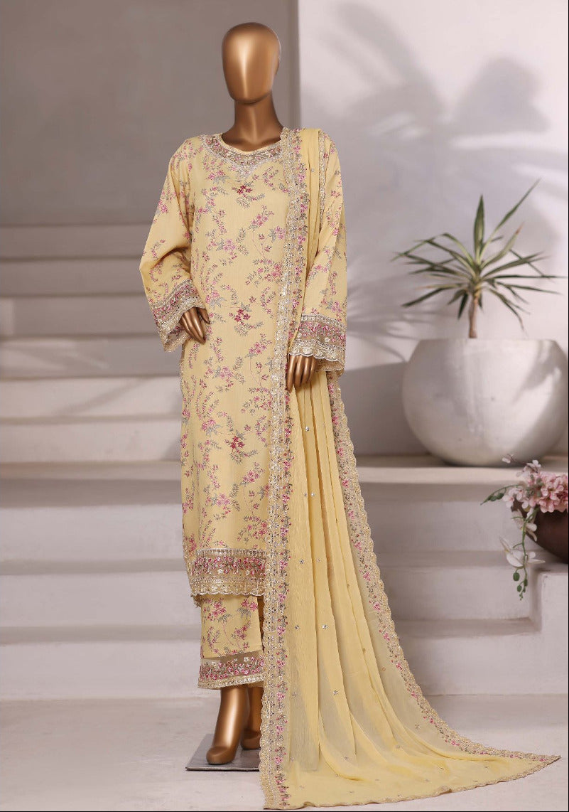 Sada Bahar | Stitched 3 Pc Embroidered Viscose Collection