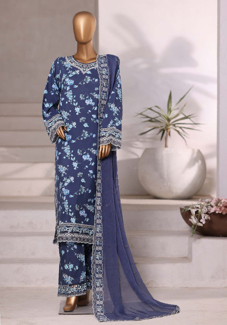 Sada Bahar | Stitched 3 Pc Embroidered Viscose Collection