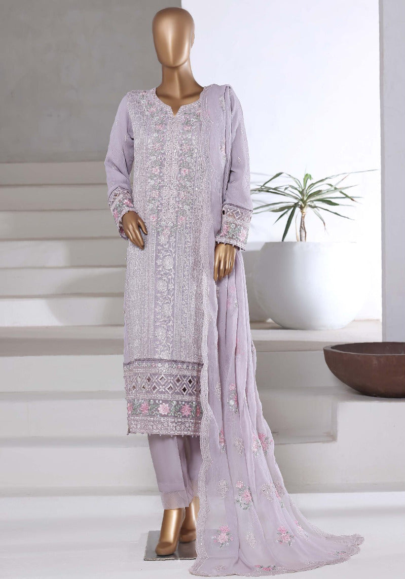 Sada Bahar | Stitched 3 Pc Afsanay Luxury Chiffon Embroidered Collection