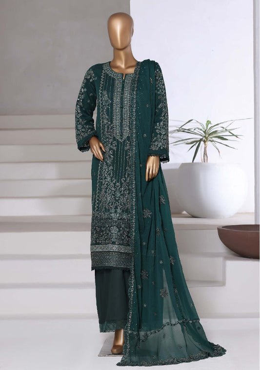 Sada Bahar | Stitched 3 Pc Afsanay Luxury Chiffon Embroidered Collection