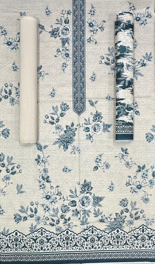 Bin Saeed | Unstitched 3PC Printed Khaddar Collection