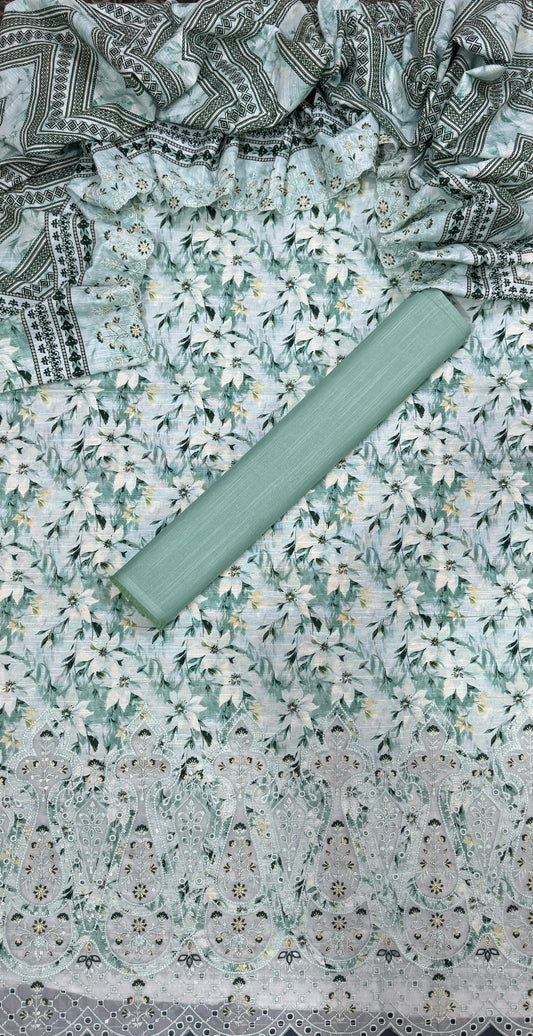 Riwayat | Unstitched 3pc Embroidered Khaddar Collection