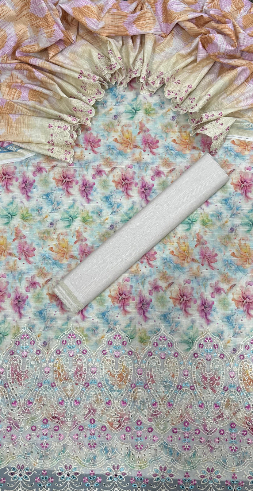 Riwayat | Unstitched 3pc Embroidered Khaddar Collection