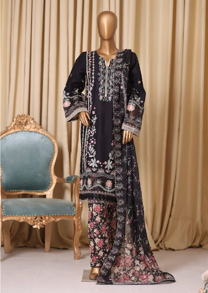 Bin Saeed | Stitched 3pc Luxury Embroidered Cotton Collection