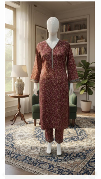 Bin Saeed | Stitched 2PC Printed Khaddar Collection.