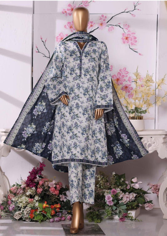 Bin Saeed | Stitch 3 Pc Printed Khaddar Collection