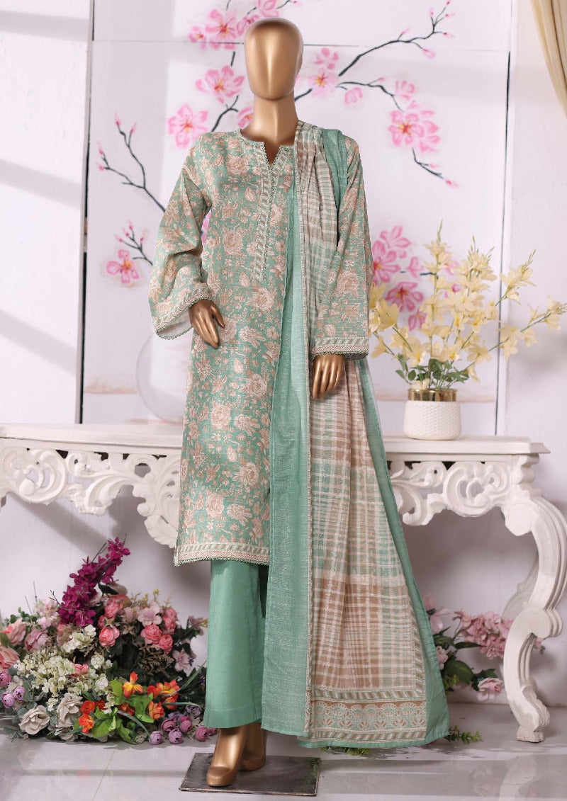 Bin Saeed | Stitch 3 Pc Printed Khaddar Collection