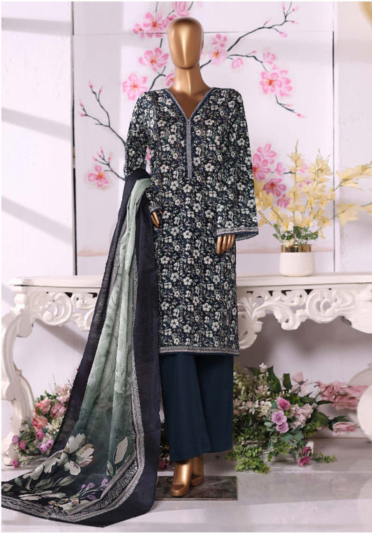 Bin Saeed | Stitch 3 Pc Printed Khaddar Collection