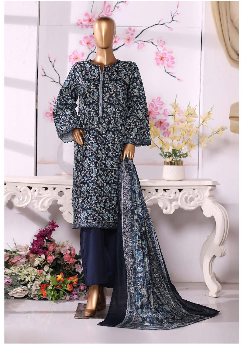 Bin Saeed | Stitch 3 Pc Printed Khaddar Collection