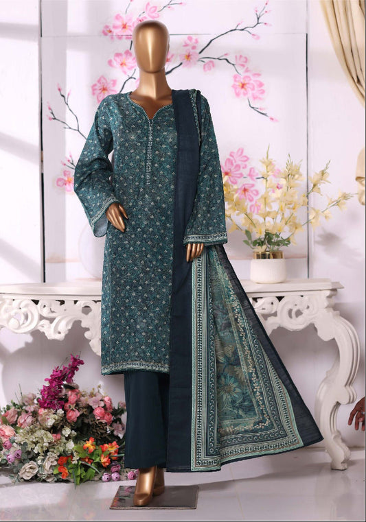 Bin Saeed | Stitch 3 Pc Printed Khaddar Collection