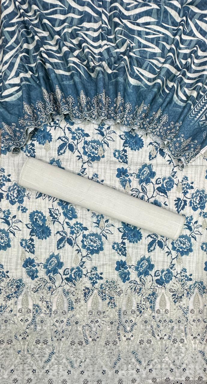 Riwayat | Unstitched 3 Pc Embroidered Khaddar Collection