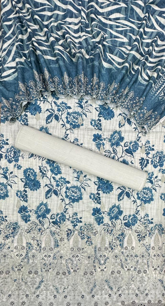 Riwayat | Unstitched 3 Pc Embroidered Khaddar Collection