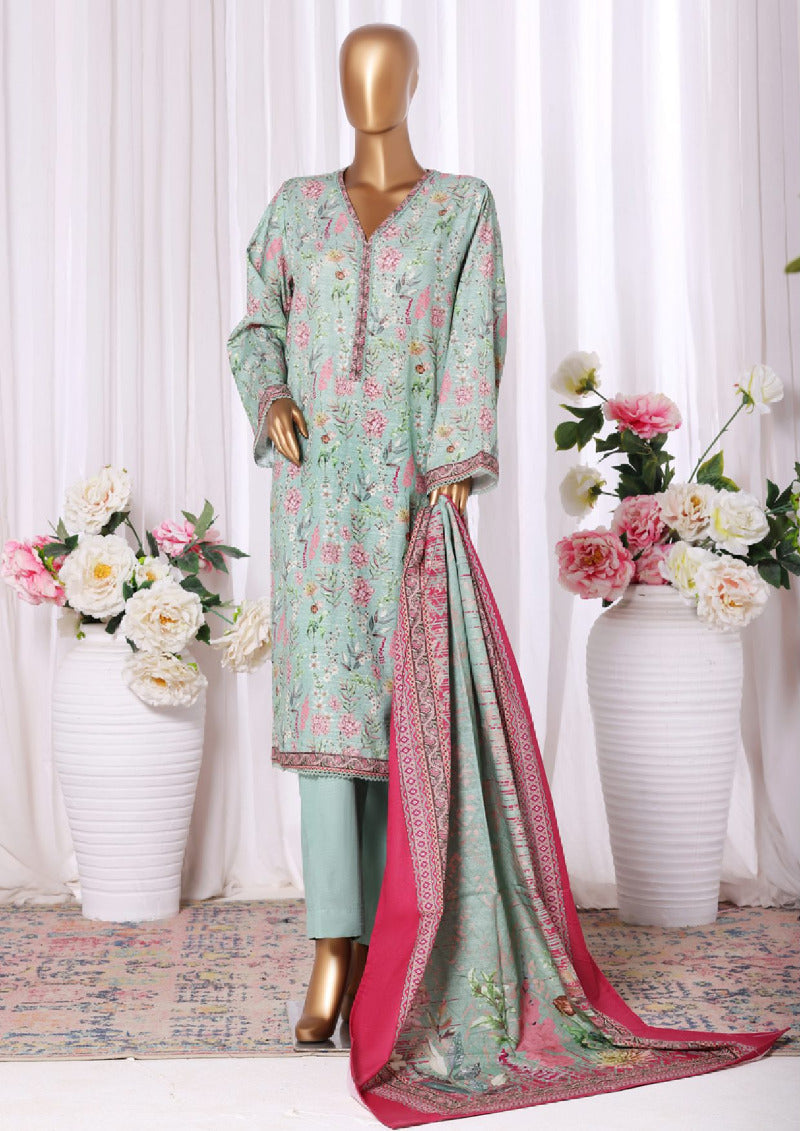 Bin Saeed | Stitch 3 Pc Printed Khaddar Collection
