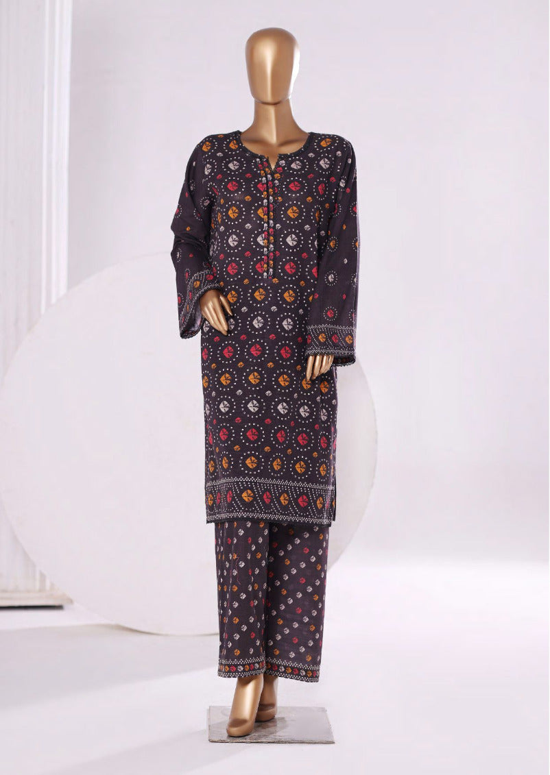 Bin Saeed  | Printed Khaddar Co-Ords Stitched Collection – 2PCS